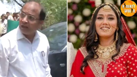 Giribala Singh’s lawyer, seen furious at reporters, starts banging the car’s bonnet
