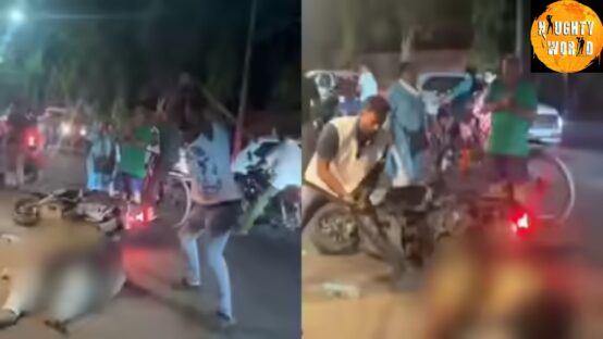 In Odisha’s Berhampur, a man and woman were beaten on the road; the video has gone viral