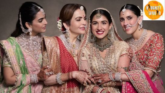 IshaAmbani, Nita Ambani and Radhika Merchant all dazzle in stunning ensembles