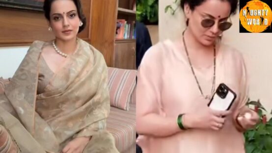 Sparking wedding buzz, KanganaRanaut steps out wearing a mangalsutra