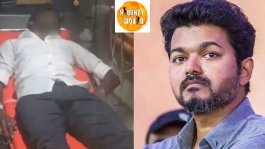 TVK Chief Vijay’s fan slits throat over defeat rumours