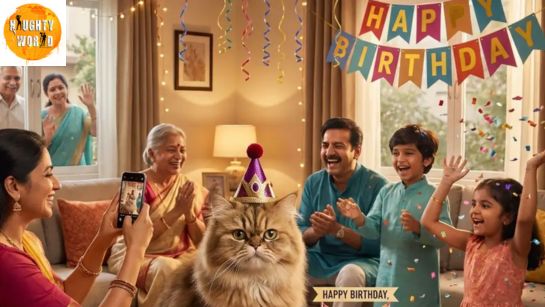 Trending: Mumbai man celebrates his pet cat’s birthday in style