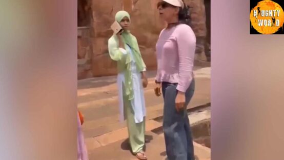 Trending: A Tourist at Karnataka’s temple seen in a heated clash with staff for wearing slippers
