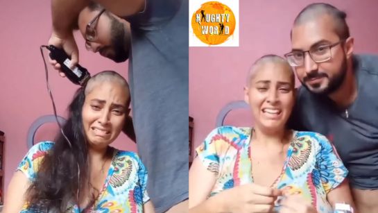 Trending: A husband in solidarity with his wife battling cancer, shaves his head