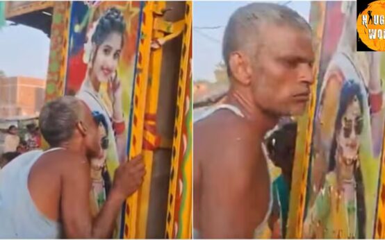 Trending: Bihar man seen licking women’s poster on a DJ trolley