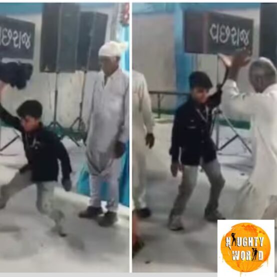 Trending: Grandfather teaches his grandson Gujarati folk dance; video shared by Anand Mahindra