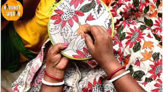 Crafting on any textile product is a testament to the uniqueness and beauty of Indian embroidery.
