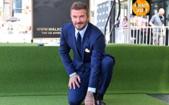 David Beckham was honoured with a Hollywood Walk of Fame star.