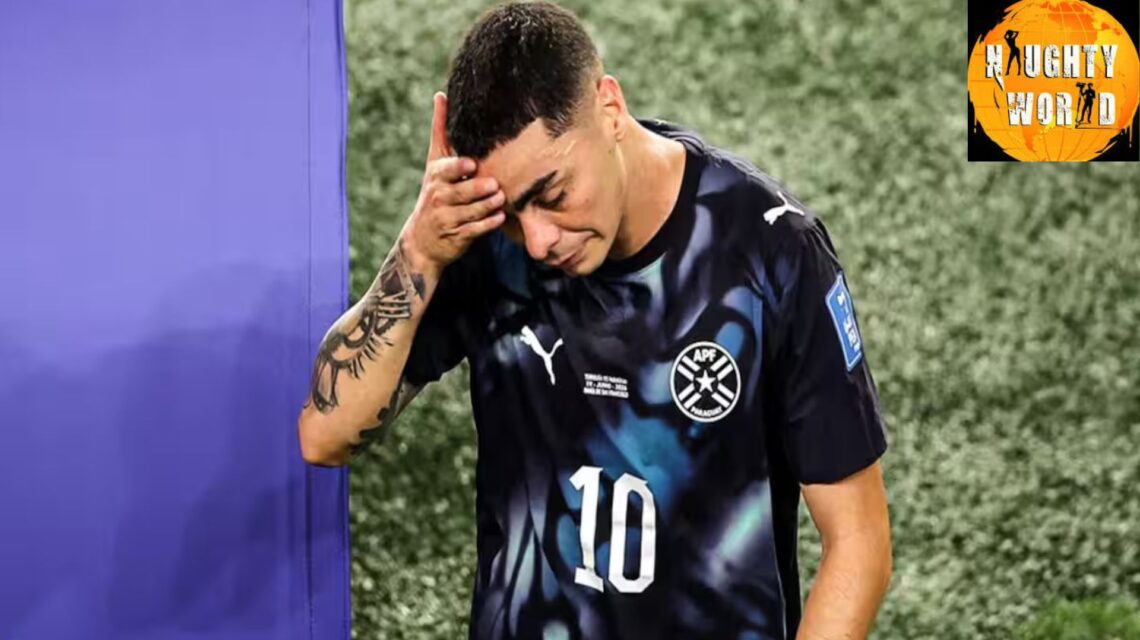 The FIFA World Cup introduced a new rule, under which Paraguay's Miguel Almiron was shown a red card.