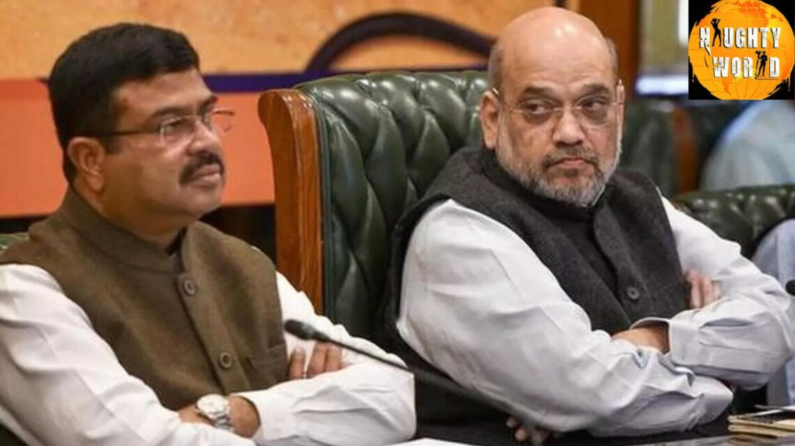 Amit Shah meets PM Modi after Dharmendra Pradhan’s exit.