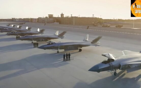 China’s Stealth Edge J-20 fighters massed near India.
