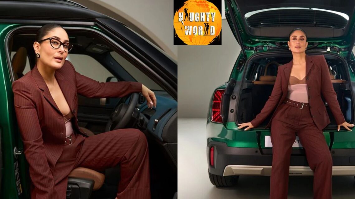 The actress was dressed glamorously for the brand ambassador shoot for the MINI Countryman C in India. The Bollywood diva Kareena Kapoor Khan is now the official brand ambassador for the MINI Countryman in India. She will epitomize the premium compact SUV, dazzling with the vehicle’s blend of bold design, graceful sophistication, and idiosyncratic personality. Kareena was seen wearing a structured pantsuit with a fitted corset-style top, striking a balance between sharp tailoring and soft glamour. The brand shared the news on Instagram with a caption, “What happens when two icons with a bold personality share one frame? The real fun begins. We’re excited to welcome Kareena Kapoor Khan to the MINI inner circle as she discovers her seamless companion in the MINI Countryman C, MINI's SUV. More space. More character. Unmistakable MINI attitude.” The actress was seen in a stylish, glamorous pantsuit, delighting with a single-breasted, tailored blazer in a deep chocolate brown colour, a slim waist, and slightly oversized sleeves for a relaxed, modern silhouette. The fine vertical pinstripes, narrow lapels, and clean, minimalist design create a strong, executive-inspired look while remaining sleek rather than oversized. She paired the look with high-waisted wide-leg trousers, which are relaxed through the hips and feature an extra-wide leg and floor-grazing length. The medium-width leather belt has the same deep brown shade as the suit, adding a dimension to the waist. The diva opted for a black open-toe heeled sandal that keeps the focus on the tailored outfit. The actor kept her hair in an ultra-sleek bun. Her makeup is kept glossy and crystallized for a wet-look effect and is enormously sophisticated. The makeup is fashionable yet balanced, with a satin-matte finish, an even complexion, a warm, bronzed undertone, a soft contour along the cheekbones, and light highlighting on the high points of the face.