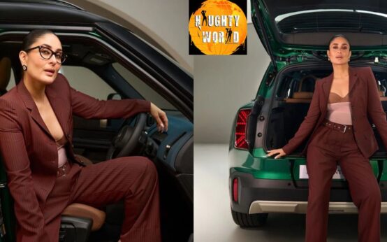 The actress was dressed glamorously for the brand ambassador shoot for the MINI Countryman C in India. The Bollywood diva Kareena Kapoor Khan is now the official brand ambassador for the MINI Countryman in India. She will epitomize the premium compact SUV, dazzling with the vehicle’s blend of bold design, graceful sophistication, and idiosyncratic personality. Kareena was seen wearing a structured pantsuit with a fitted corset-style top, striking a balance between sharp tailoring and soft glamour. The brand shared the news on Instagram with a caption, “What happens when two icons with a bold personality share one frame? The real fun begins. We’re excited to welcome Kareena Kapoor Khan to the MINI inner circle as she discovers her seamless companion in the MINI Countryman C, MINI's SUV. More space. More character. Unmistakable MINI attitude.” The actress was seen in a stylish, glamorous pantsuit, delighting with a single-breasted, tailored blazer in a deep chocolate brown colour, a slim waist, and slightly oversized sleeves for a relaxed, modern silhouette. The fine vertical pinstripes, narrow lapels, and clean, minimalist design create a strong, executive-inspired look while remaining sleek rather than oversized. She paired the look with high-waisted wide-leg trousers, which are relaxed through the hips and feature an extra-wide leg and floor-grazing length. The medium-width leather belt has the same deep brown shade as the suit, adding a dimension to the waist. The diva opted for a black open-toe heeled sandal that keeps the focus on the tailored outfit. The actor kept her hair in an ultra-sleek bun. Her makeup is kept glossy and crystallized for a wet-look effect and is enormously sophisticated. The makeup is fashionable yet balanced, with a satin-matte finish, an even complexion, a warm, bronzed undertone, a soft contour along the cheekbones, and light highlighting on the high points of the face.