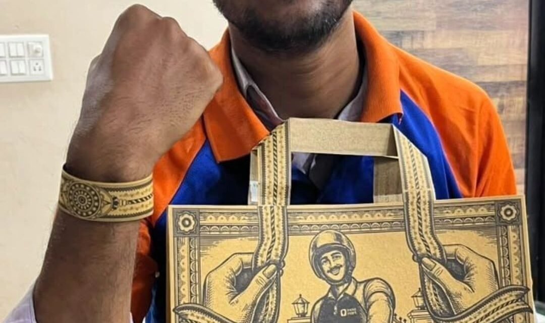 Swiggy Instamart adds festive touch with Rakhi-inspired delivery bags.