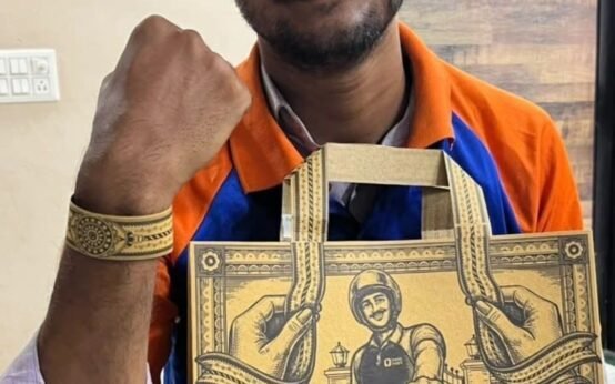 Swiggy Instamart adds festive touch with Rakhi-inspired delivery bags.