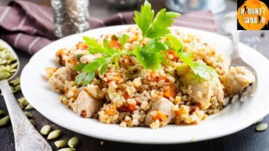 Wholesome chicken pulao, reimagined for fitness goals.