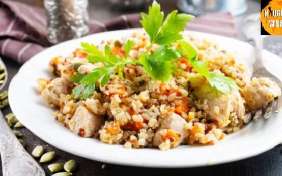 Wholesome chicken pulao, reimagined for fitness goals.