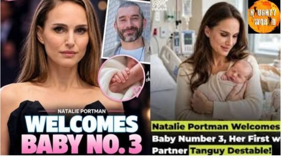 Natalie Portman welcomes third child in Paris.